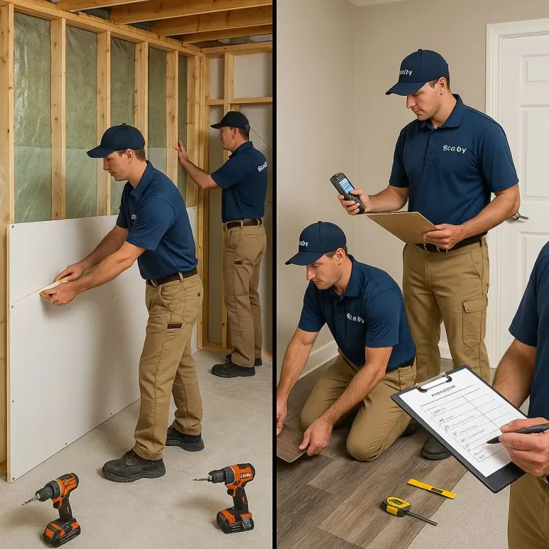 Repairs and Reconstruction process in Cameron, WI